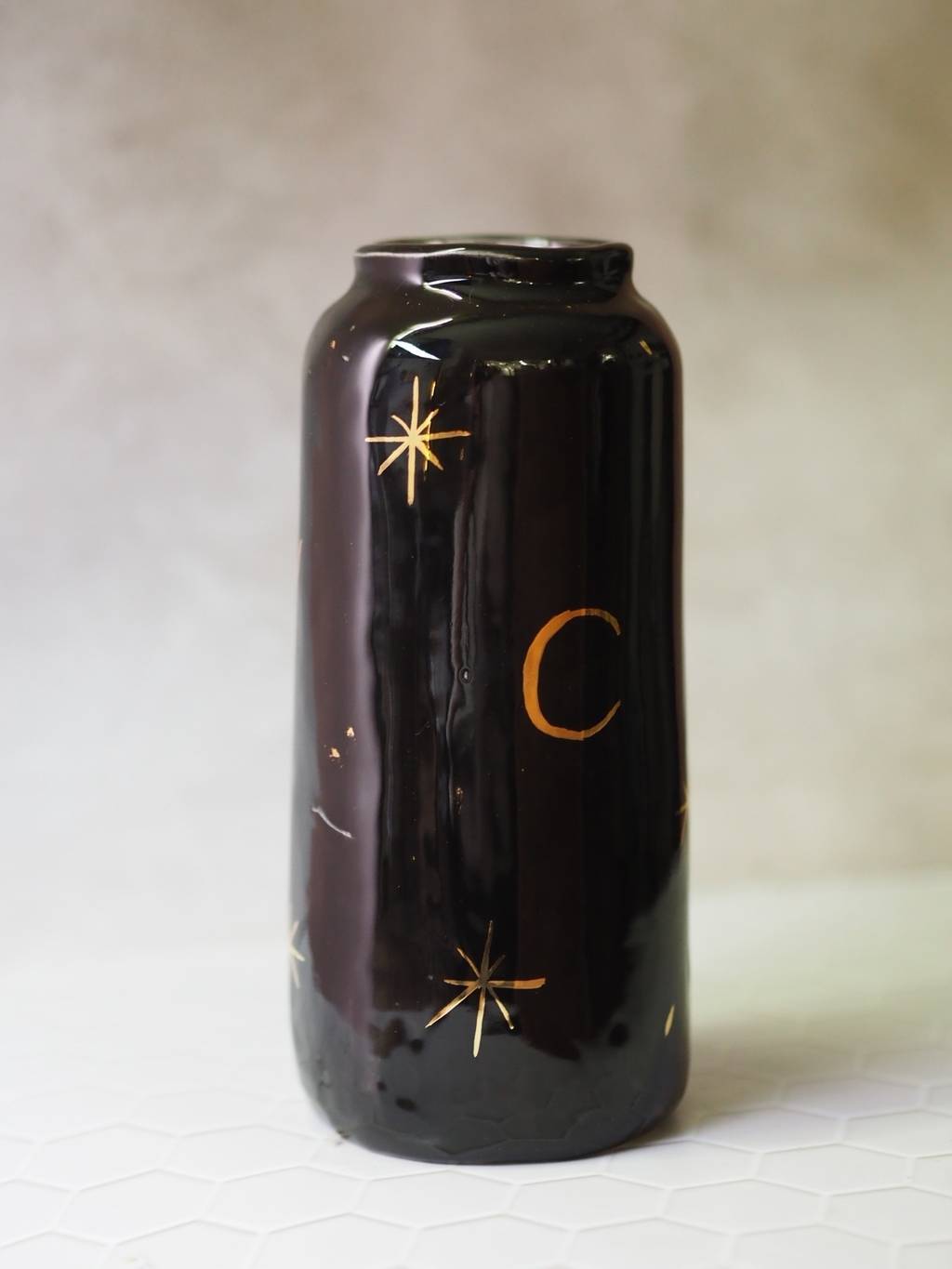 Ваза из фаянса «Ночь»