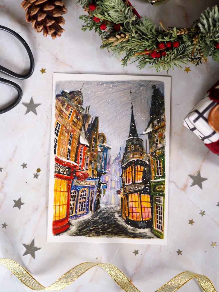 Открытка косой переулок