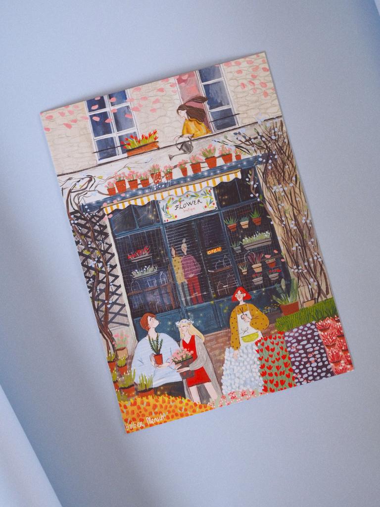 Открытка «Flower shop»