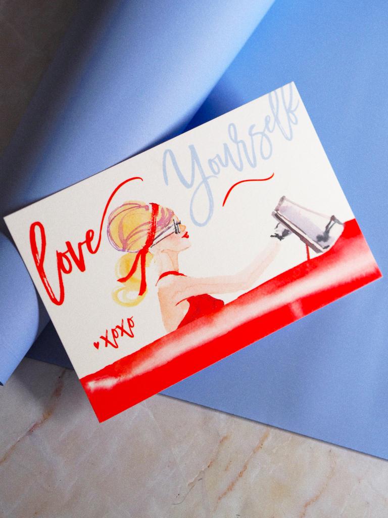 Открытка "Love yourself"