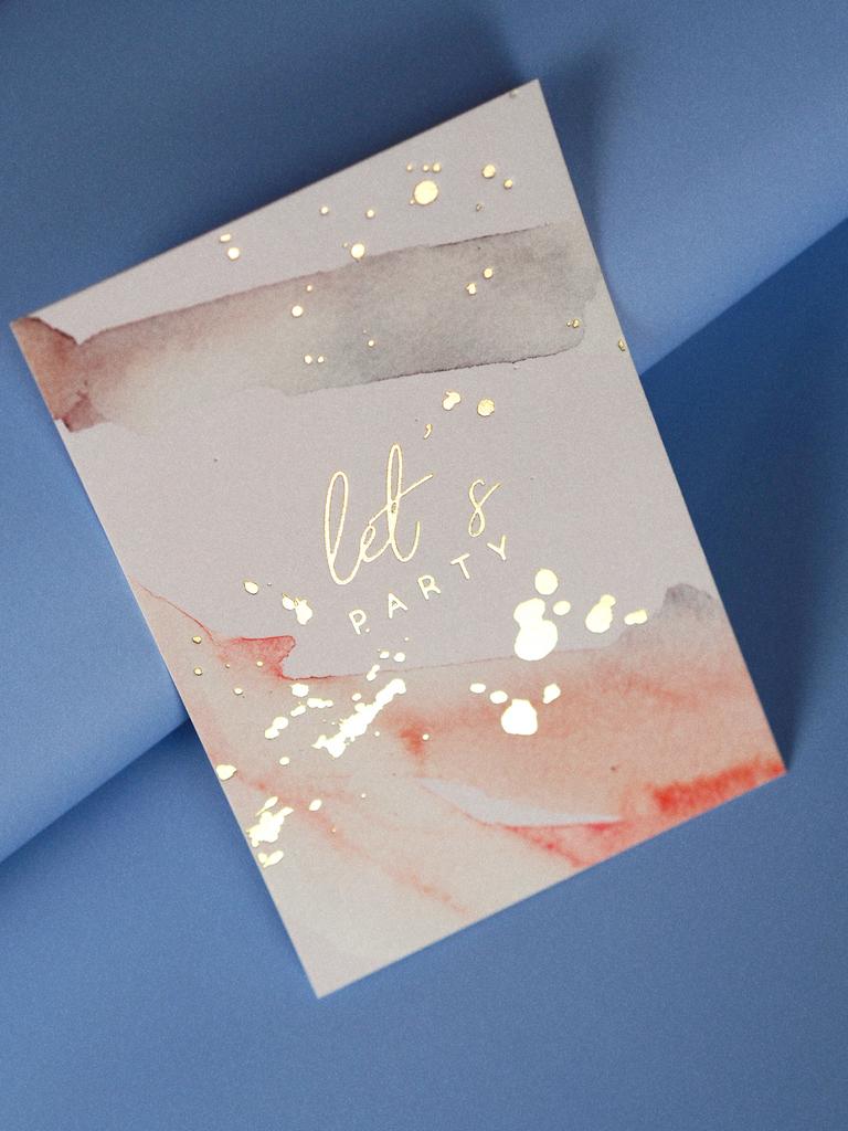 Открытка Lets party