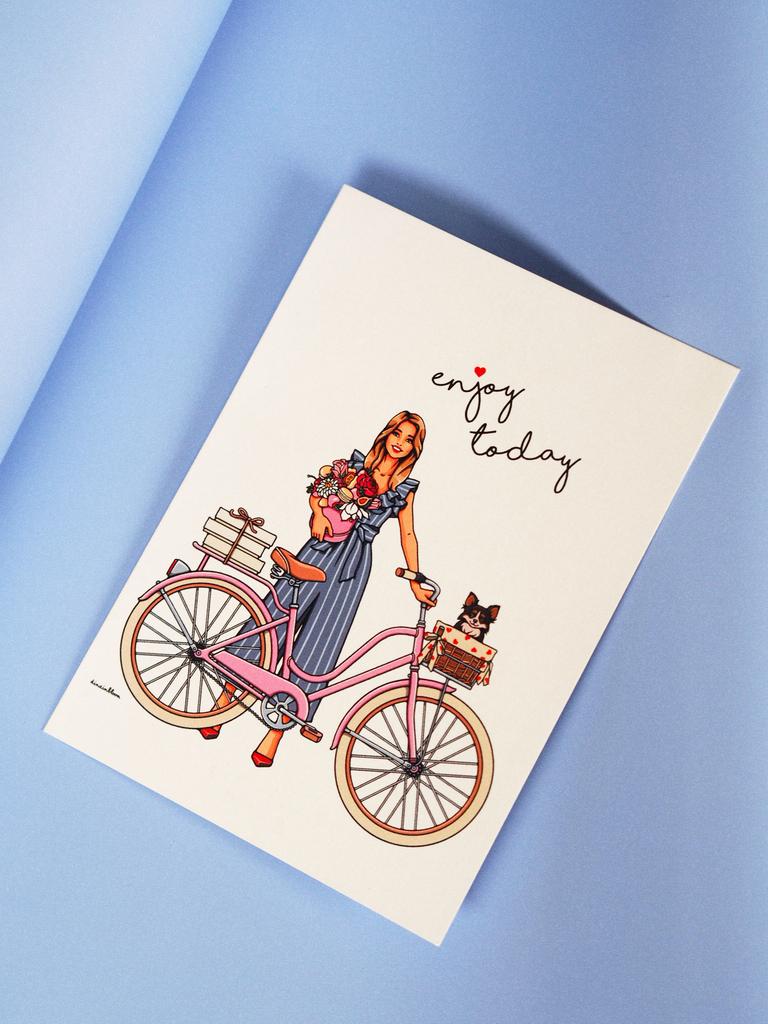 Открытка enjoy today