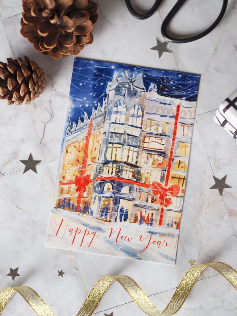 Открытка Новый год в ЦУМЕ