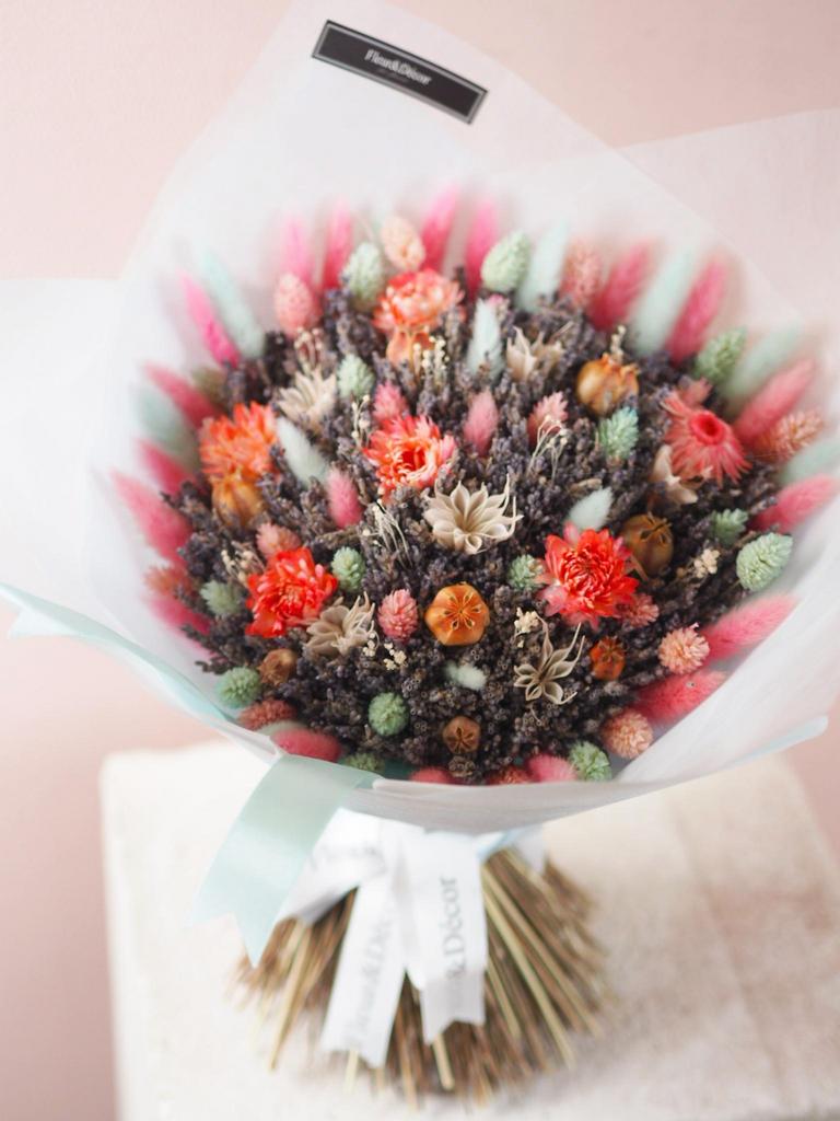 Лавандовый букет с Лагурусом