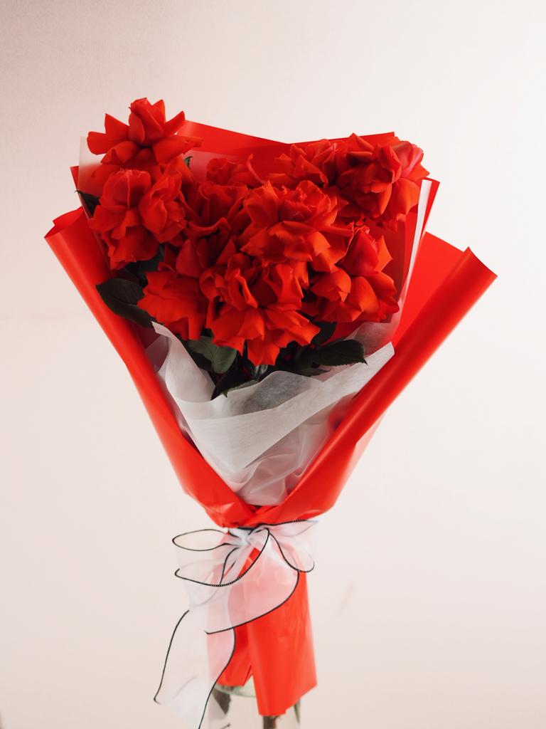 Букет "Алое сердце"