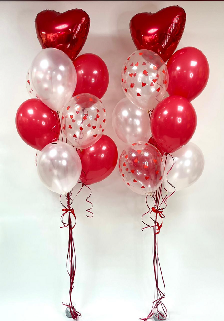 Связка шаров "Валентинов день"