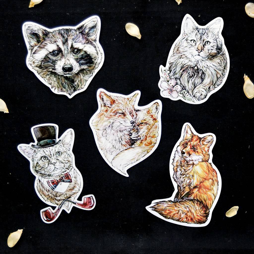 Магниты на холодильник. Звери