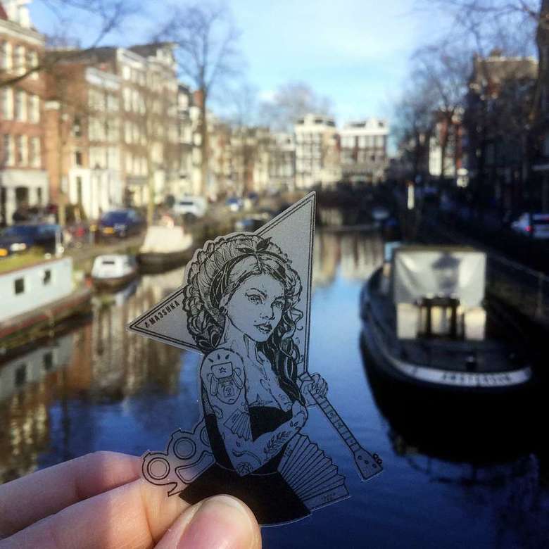 Наклейки Feel the russian style