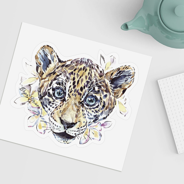 Ягуар виниловые наклейки