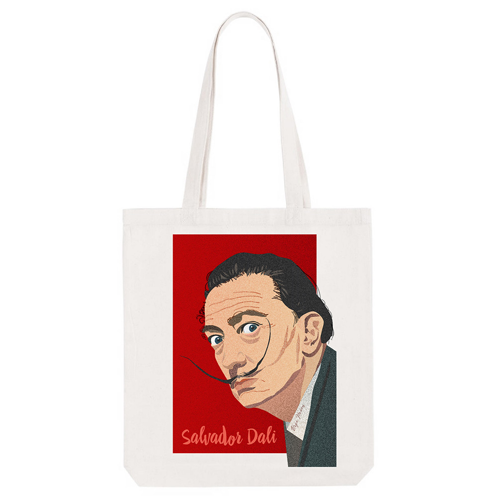 Шоппер эко сумка из хлопка, принт Дали, Сюрреализм это я