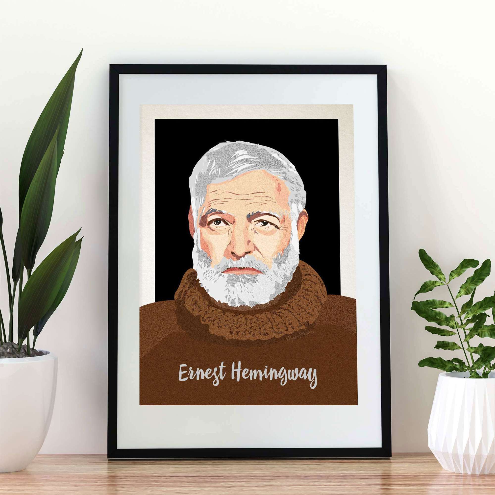 Эрнест Хемингуэй. Картина для дома.