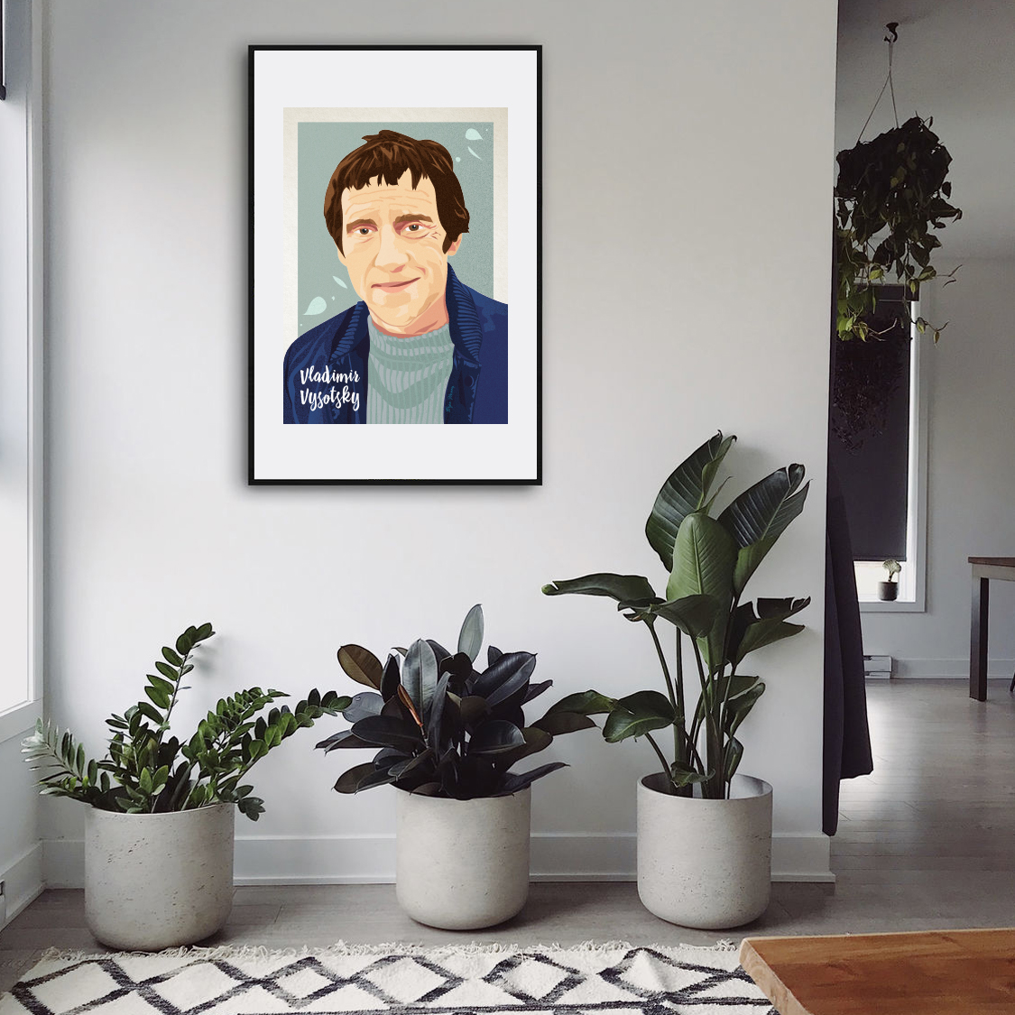 Постер с принтом Владимир Высоцкий