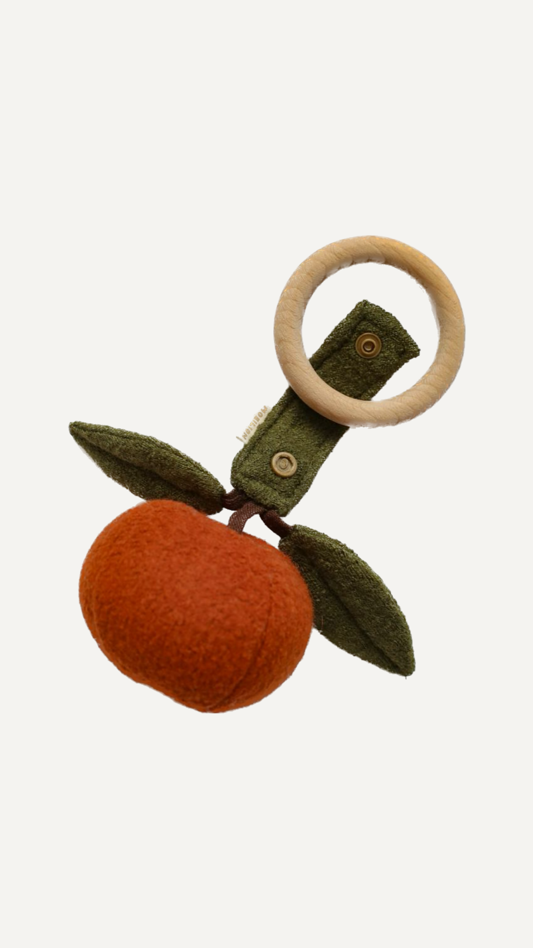 Погремушка на колечке "Мандарин"