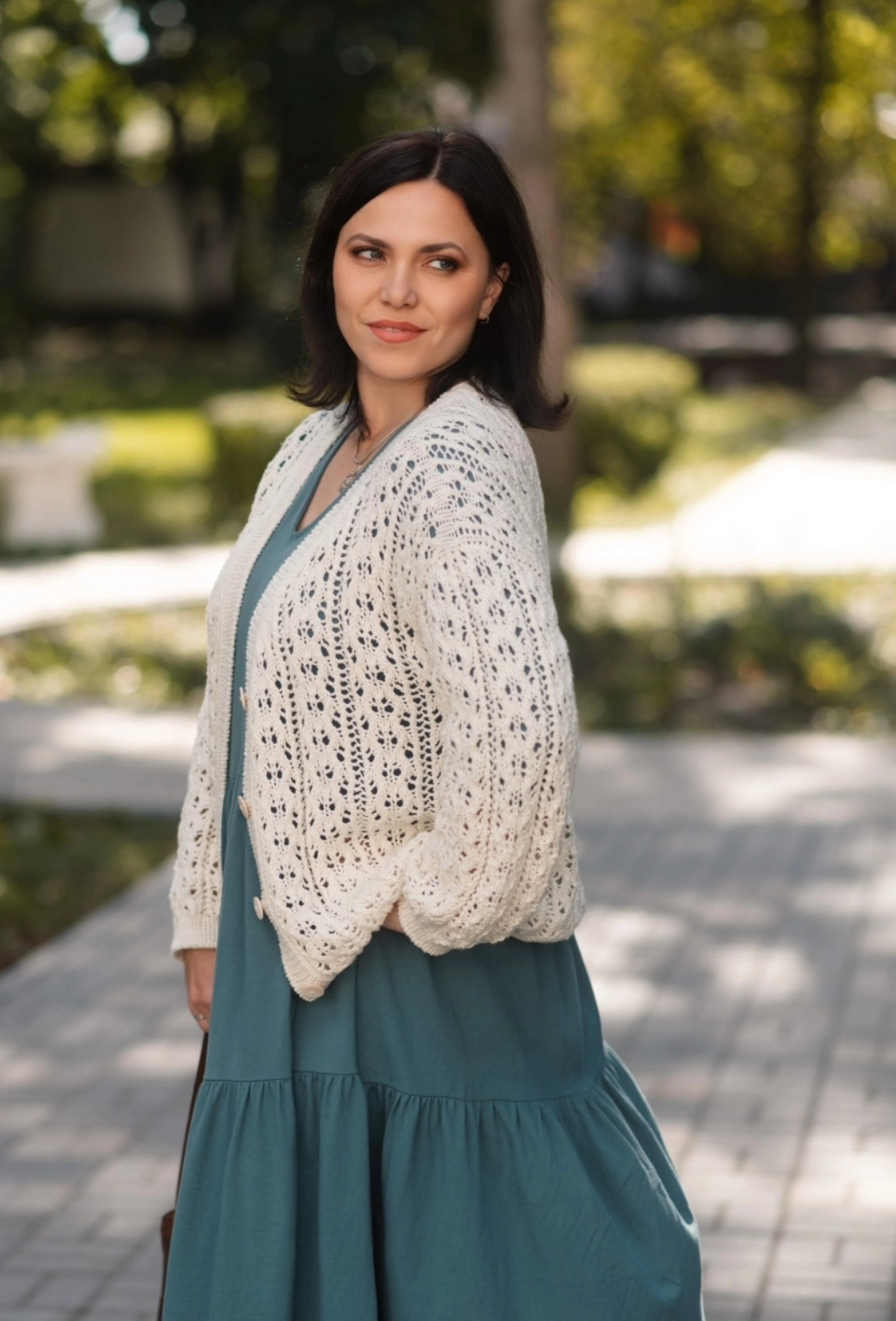 Кардиган "Ажурный" Размеры от 40 по 64