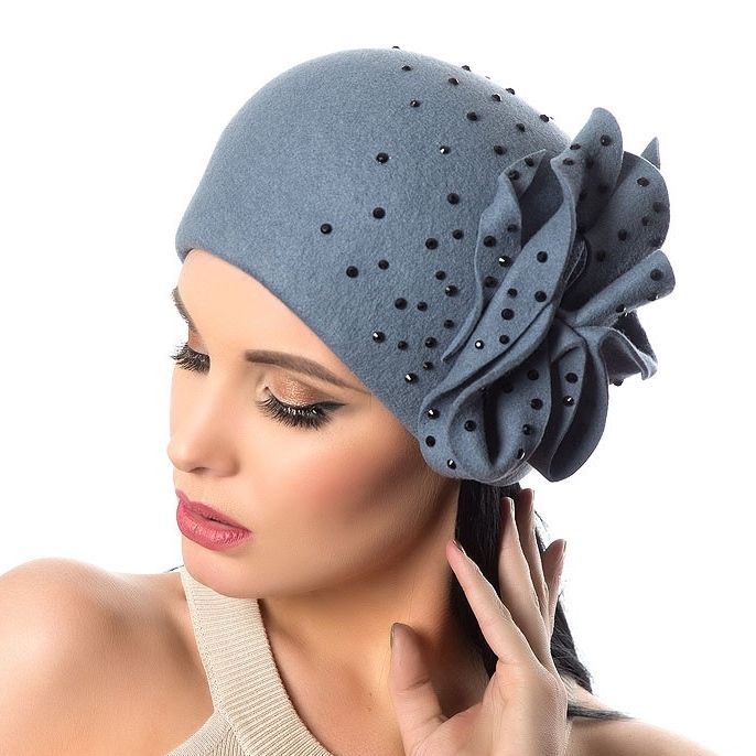 осенняя серая шляпка, купить серую шляпку спб, купить фетровую серую шляпку в москве, купить дизайнерскую шляпку, осенняя шляпка, зимняя шляпа, шляпка со стразами, весенняя шляпка, Анна Андриенко, изготовление шляп