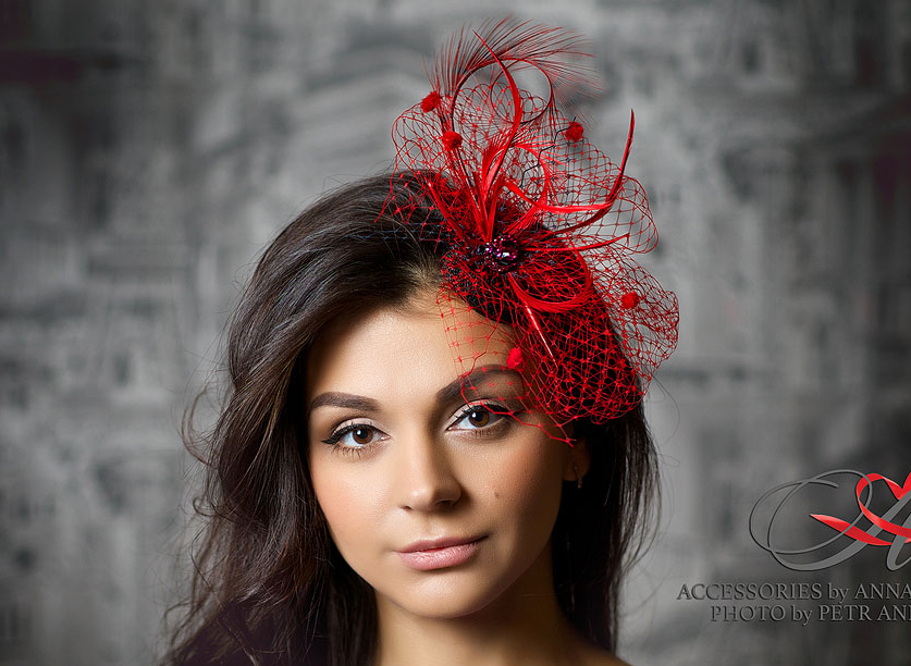 Шляпка, вуалетка, Анна Андриенко, ручная работа, красная шляпка, чикаго, гетсби, красная вуалетка, вечерняя шляпка, вечерняя вуалетка, шляпка с цветами, вуалетка с цветами, шляпка с перьями, вуалетка с перьями, шляпка с вуалью, шляпка для праздника, вуалетка для праздника, Шляпка для скачек, вуалетка для скачек, красивая шляпка, дизайнерская шляпка, бордовая шляпка, синяя вуалетка, красивая вуалетка, дизайнерская вуалетка, необычная шляпка, Anna Andrienko, Hat, Hats, handmade, millinery