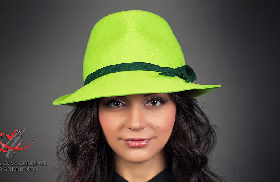 Яркая шляпа, Шляпа, шляпка, стильная шляпа, головной убор, ручная работа, женский головной убор, фетр, шляпа из фетра, осеняя шляпка, зимняя шляпка, Анна Андриенко, Anna Andrienko, hat, Hats, fedofa, millinery , Handmade , шляпка на осень, ретро шляпа, классическая шляпа, женская шляпа, салатов шляпа, зеленая шляпа