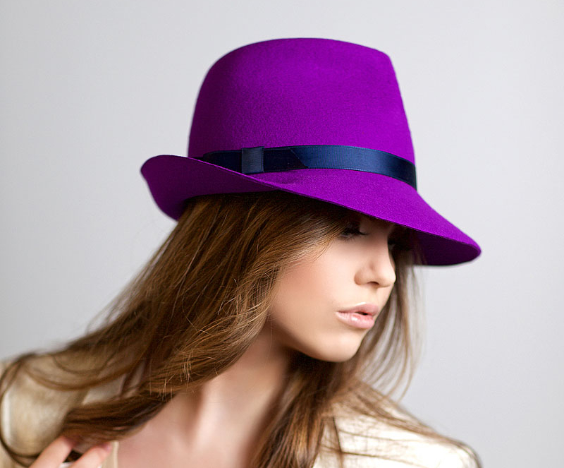 hat, hats, Anna Andrienko, фиолетовый, купить шляпу, купить фетровую шляпу, купить шляпу из фетра, купить женскую шляпу, купить шляпу с полями, купить фиолетовую шляпу, купить федору, купить шляпу спб, купить шляпу москва, шляпа, фетровая шляпа, шляпа из фетра, фиолетовая шляпа, Анна Андриенко, федора, шляпа федора, женская шляпа, классическая шляпа, весенняя шляпа