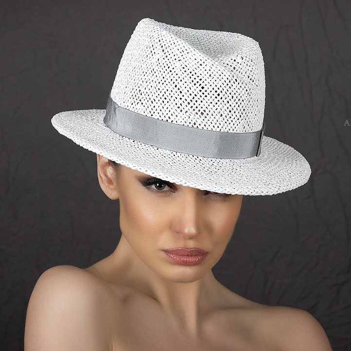 Летняя женская шляпа  белая купить в Москве, шляпки Анна Андриенко СПб