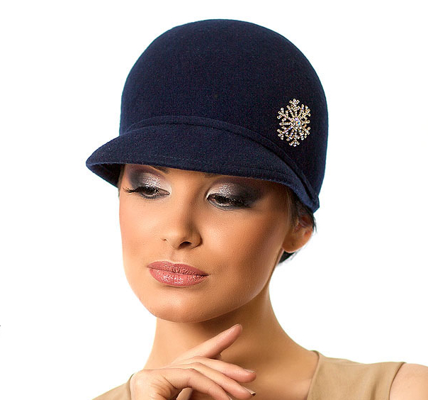 темно-синий, однотонный, купить жокейку, купить кепку, купить шляпку, жокейка, черная жокейка, кепка, черная кепка, фетровая кепка, кепка из фетра, шляпка, черная шляпка, фетровая шляпка, шляпка из фетра, шляпка с козырьком, стильная шляпка, модная шляпка, Анна Андриенко, дизайнерская шляпка