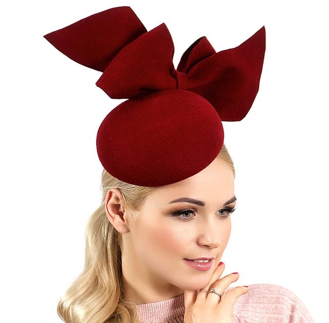 купить шляпку, купить бордовую шляпку, купить шляпку таблетку, купить шляпку из фетра, купить женскую шляпку, купить необычную шляпку, купить шляпку для скачек, купить дизайнерскую шляпку, Анна Андриенко, купить вечернюю шляпку