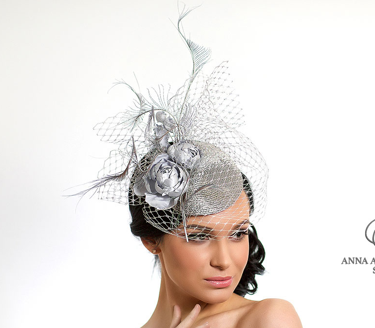 шляпка, вечерняя шляпка, шляпка таблетка, серебристая шляпка, Анна Андриенко, ручная работа, Anna Andrienko, Hat, Hats, handmade, millinery, шляпка с вуалью, вуалетка, шляпка для скачек, ручная работа, шляпка для скачек, котельная шляпка, шляпка для праздника, серая шляпка, синяя шляпка, головной убор, шляпка с цветами, шляпка с розами, шелковые цветы, цветы ручной работы