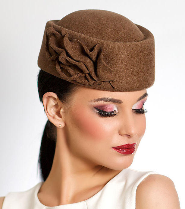 шляпка, шляпка из фетра, таблетка, шляпка-таблетка, ручная работа, баклажанов шляпка, Анна Андриенко, бежевая шляпка, ретро шляпка, женская шляпка, Купить шляпку, Модная шляпка, стильная шляпка