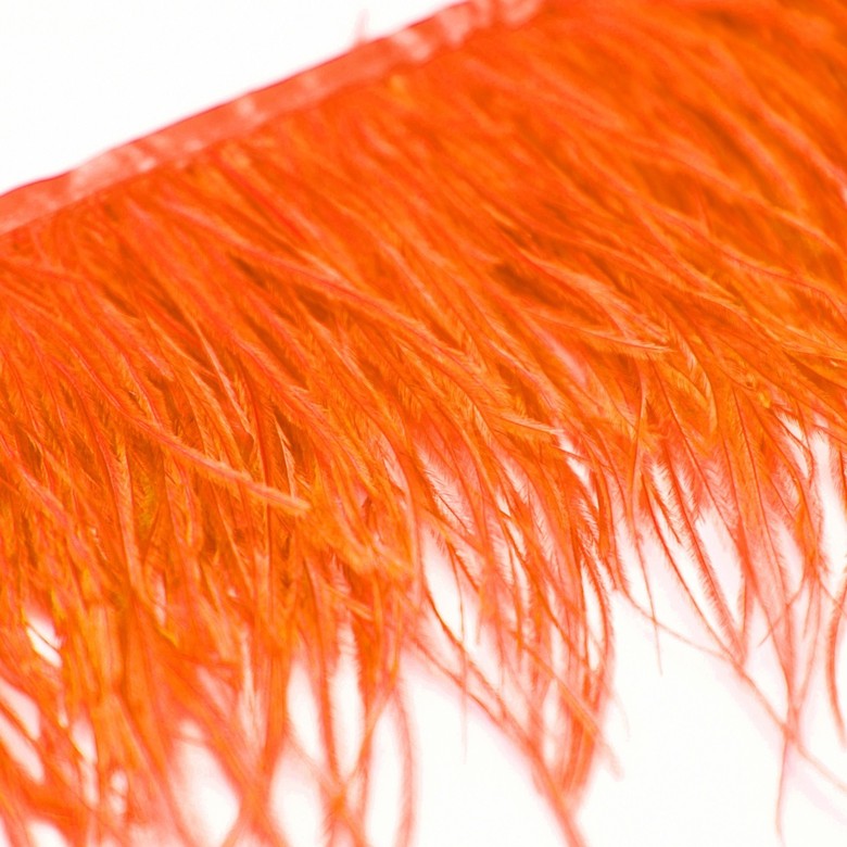 оранжевые перья, купить перья страуса на ленте спб, перья для платья, перья для юбки, перья для окантовки, купить оранжевые перья, страусиные перья, перья для декора, перья для костюма