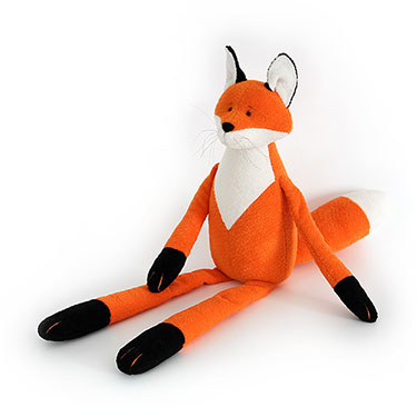 Выкройка лиса Апельсина с мастер классом