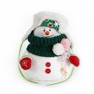 Выкройка снеговика с пошаговым мастер-классом