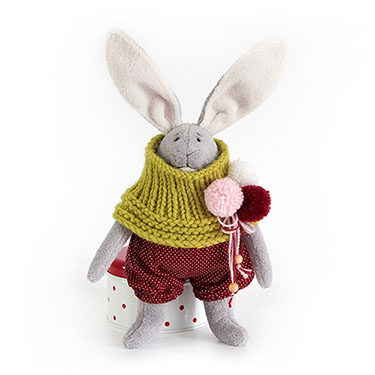 Зайчик Пушок с одеждой: выкройки с мастер-классами