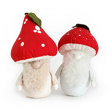 Выкройка Гном - Гриб Мухомор c мастер классом