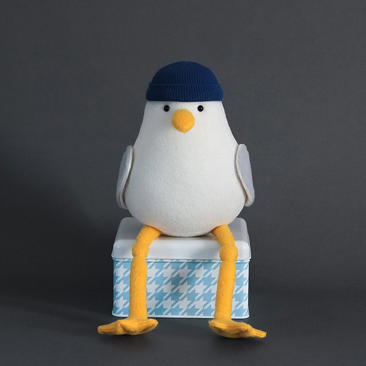 Чайка мягкая игрушка ручной работы