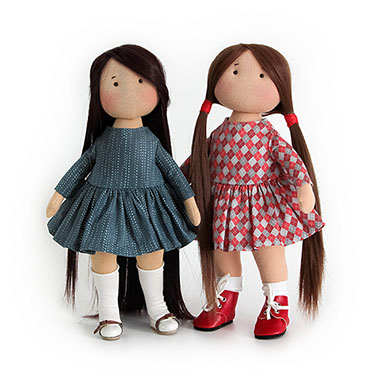 Платье для кукол: выкройка с мастер-классом