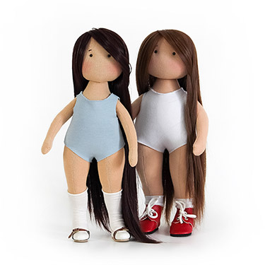 Выкройка куклы с мастер-классом