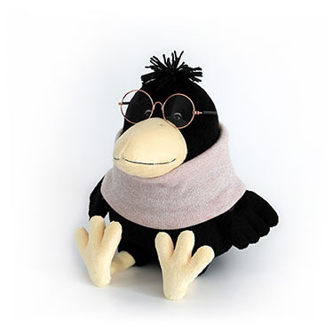 Выкройка вороны с мастер-классом