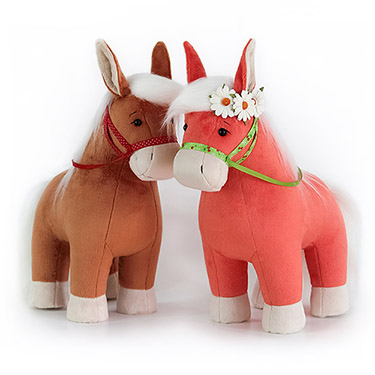 Выкройка лошадки с мастер классом, символ 2026 года