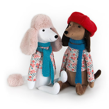 Выкройки таксы и пуделя с мастер-классом