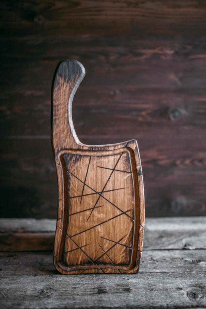 Доска тесак светлая