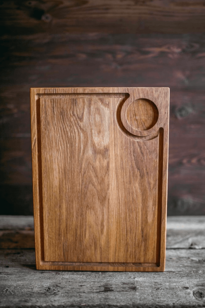 Доска для подачи дизайнерская квадратная светлая 2