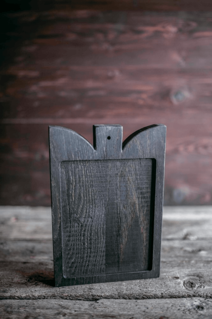 Доска для подачи дизайнерская черная 2