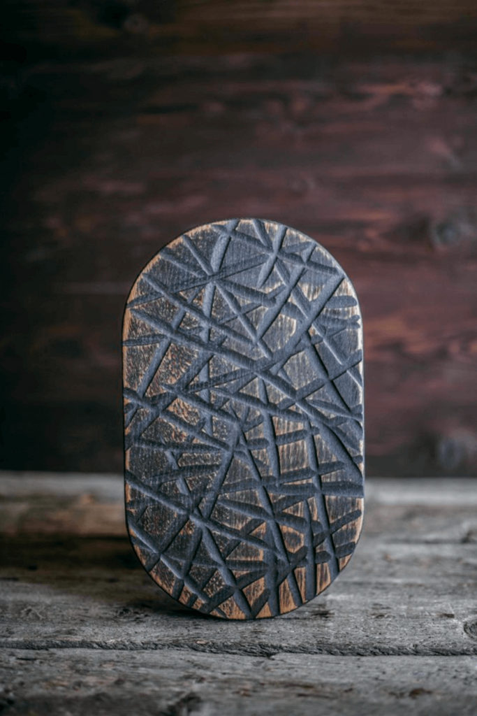 Доска для подачи дизайнерская шероховатая 34