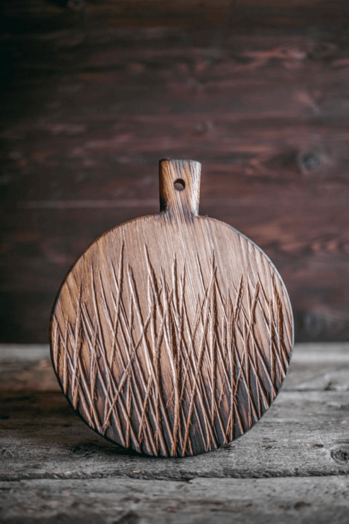 Доска для подачи дизайнерская шероховатая 22