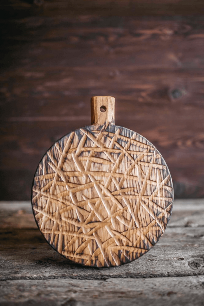 Доска для подачи дизайнерская шероховатая 21