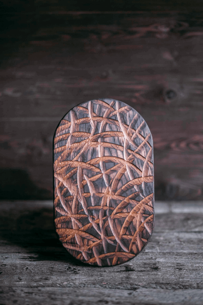 Доска для подачи дизайнерская шероховатая 19