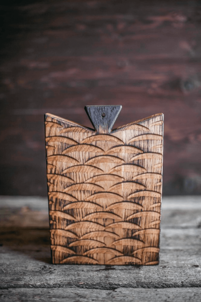 Доска для подачи дизайнерская шероховатая 18