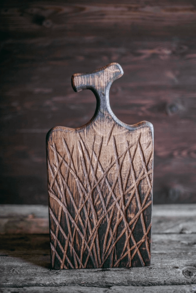 Доска для подачи дизайнерская шероховатая 6