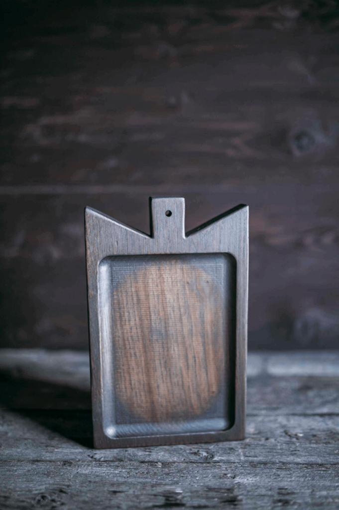 Доска для подачи дизайнерская черная 3