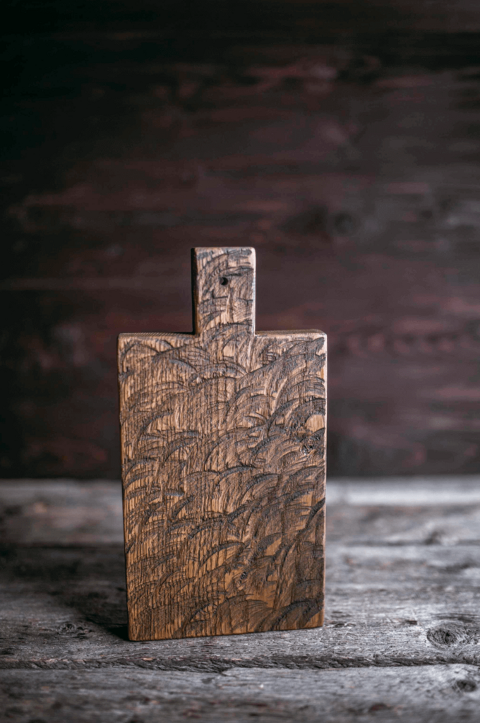 Доска разделочная дизайнерская светлая 7