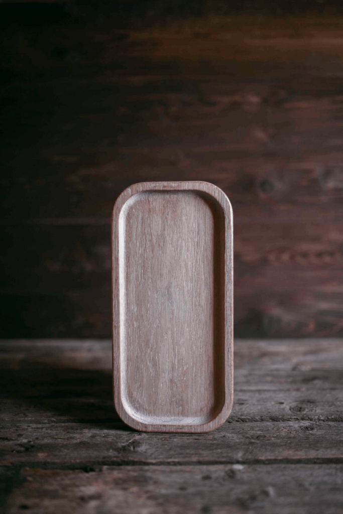 Доска для подачи прямоугольная белая